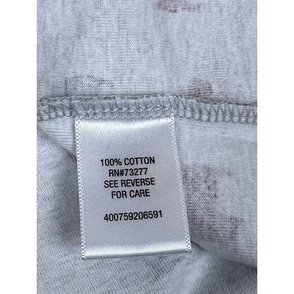 Croft & Barrow Classic Tee Gray Scottish Terriers Women's 1X V Neck - Picture 5 of 8